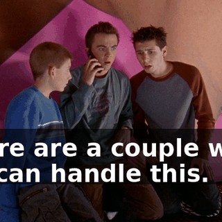 There are a couple ways we can handle this.