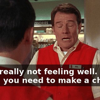 - I'm really not feeling well. - Hal, you need to make a choice.