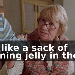It's like a sack of burning jelly in there.
