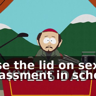 close the lid on sexual harassment in school!