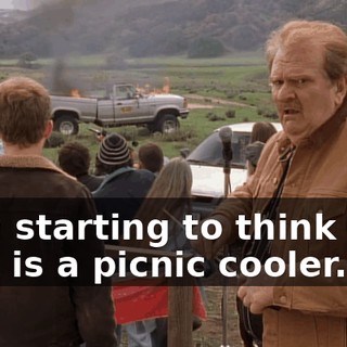 I am starting to think that that is a picnic cooler.