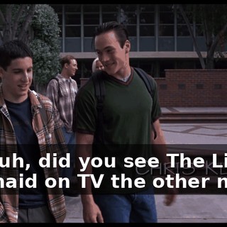 Hey, uh, did you see The Little Mermaid on TV the other night?