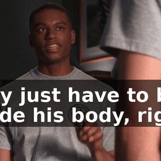 They just have to be inside his body, right?