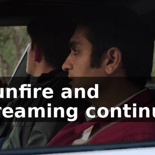 (gunfire and screaming continue)