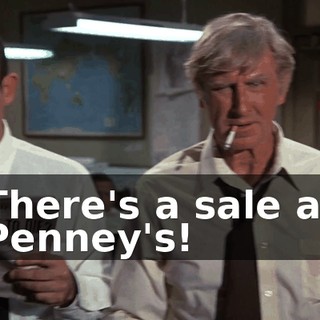 There's a sale at Penney's!