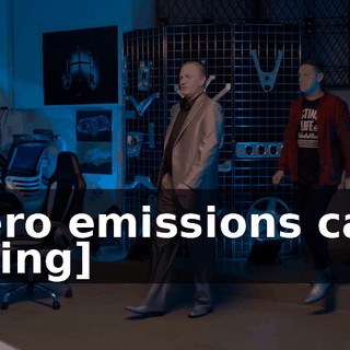 zero emissions car. [ding]