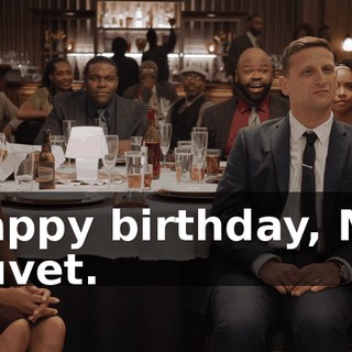 Happy birthday, Mr. Duvet.