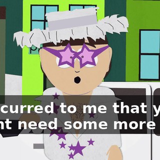 It occurred to me that you might need some more help