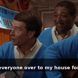 - Yeah. - Now everyone over to my house for pizza!