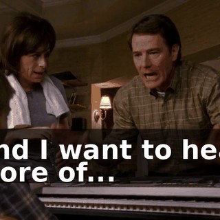 And I want to hear more of...