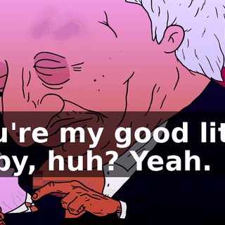 You're my good little baby, huh? Yeah.