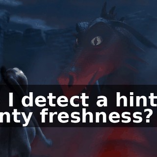 Do I detect a hint of minty freshness?
