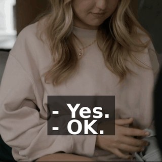 - Yes. - OK.