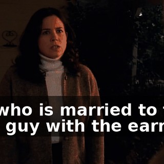 So, who is married to the bald guy with the earring?