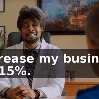 increase my business by 15%.