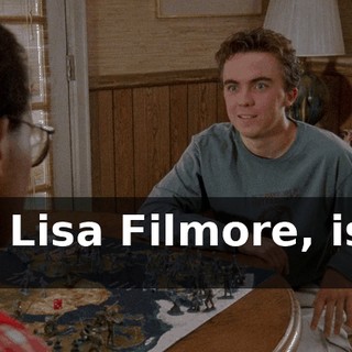 It's Lisa Filmore, isn't it?