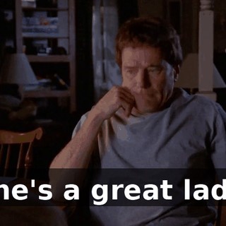 She's a great lady.