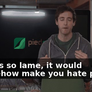It was so lame, it would somehow make you hate pizza.