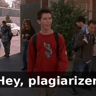 Hey, plagiarizer.