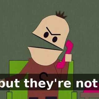 but they're not.