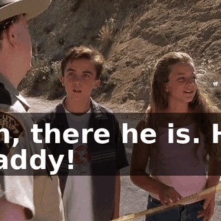 Oh, there he is. Hi, Daddy!