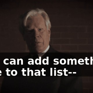 you can add something else to that list--