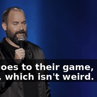 He goes to their game, they lose, which isn't weird.