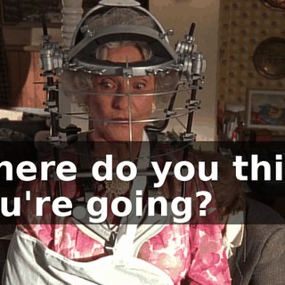 Where do you think you're going?