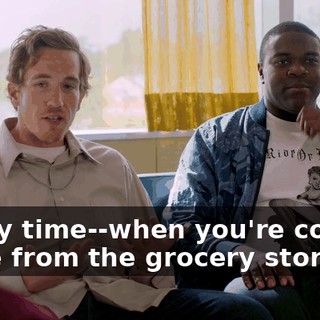 at any time--when you're coming home from the grocery store,