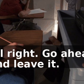 All right. Go ahead and leave it.