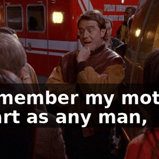 I remember my mother, smart as any man,