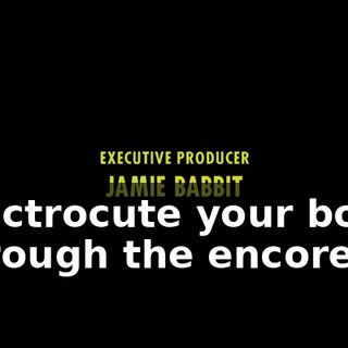 ♪ Electrocute your body through the encore ♪