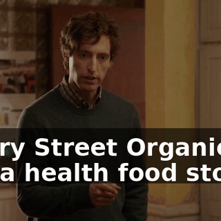Geary Street Organics is not a health food store?