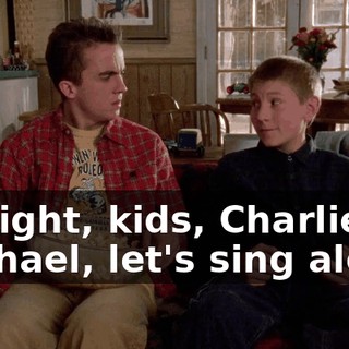 All right, kids, Charlie, Raphael, let's sing along.