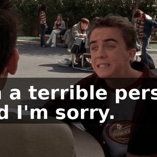 I'm a terrible person and I'm sorry.