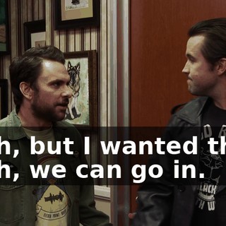 Yeah, but I wanted the... Yeah, we can go in.