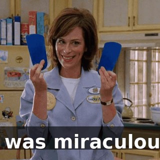 It was miraculous.