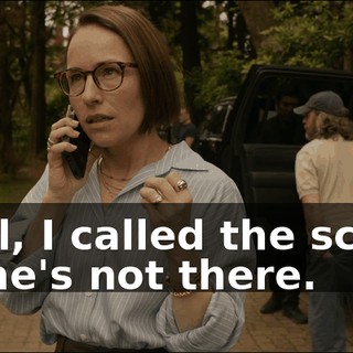 - Well, I called the school, and he's not there.