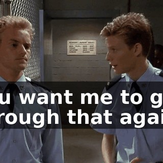 You want me to go through that again?