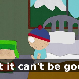 but it can't be good.