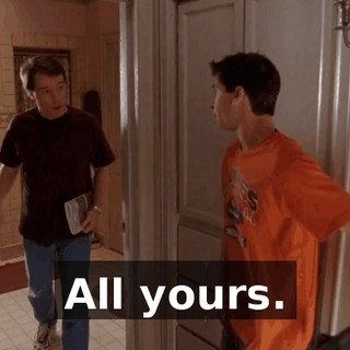 All yours.