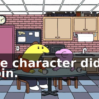 the character did a spin.