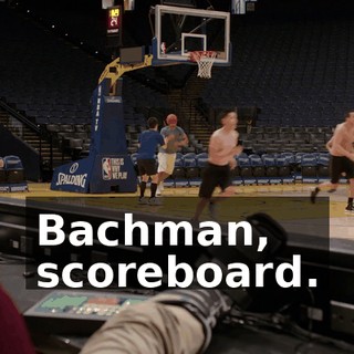 Bachman, scoreboard.