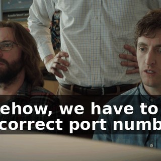 somehow, we have to find the correct port number.