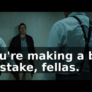 You're making a big mistake, fellas.