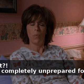 - What?! - I am completely unprepared for this.