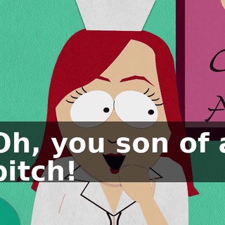 Oh, you son of a bitch!