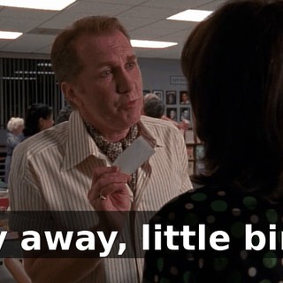 Fly away, little bird.