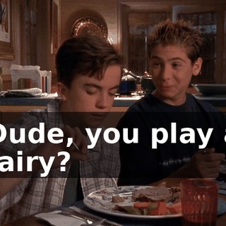 Dude, you play a fairy?