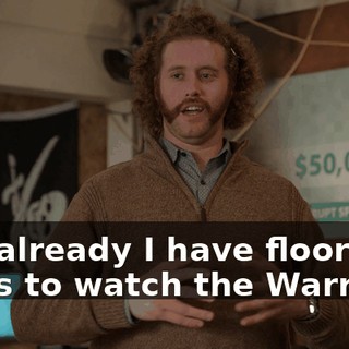 and already I have floor seats to watch the Warriors.